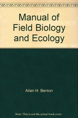 Imagen de archivo de Manual of Field Biology and Ecology a la venta por Better World Books