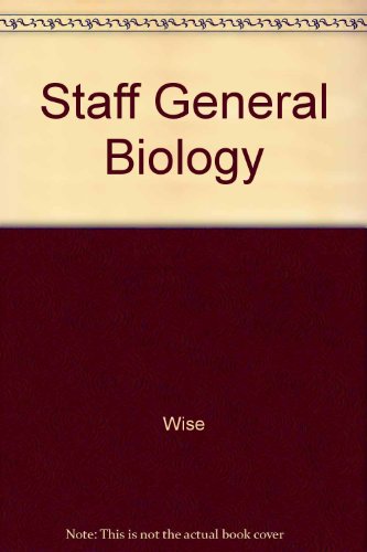 Staff General Biology (9780808752912) by Wise