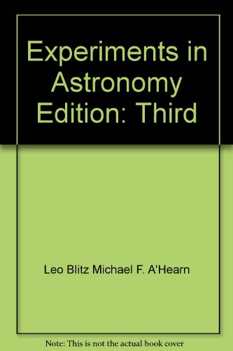 Stock image for Experiments in Astronomy for sale by ThriftBooks-Atlanta