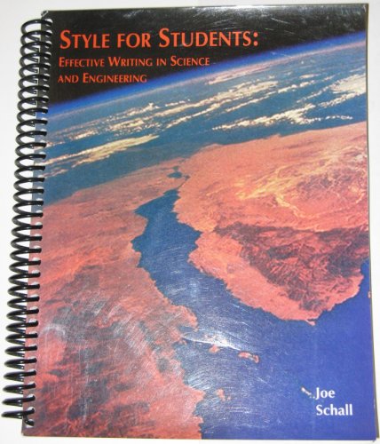 Stock image for Style for students: Effective writing in science and engineering for sale by Solomon's Mine Books