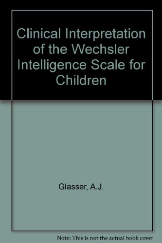 Stock image for Clinical Interpretation of the Wechsler Adult Intelligence Scale for sale by Wonder Book