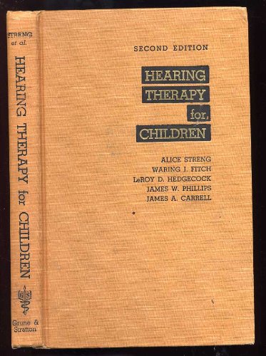 Stock image for Hearing Therapy for Children, 2nd Revised Edition for sale by BookDepart