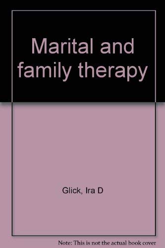 Imagen de archivo de Marital and family therapy a la venta por HPB-Red