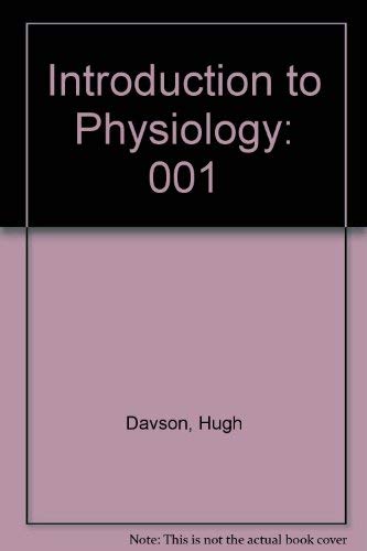 Stock image for Introduction to Physiology for sale by Book House in Dinkytown, IOBA