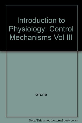 Beispielbild fr Introduction to Physiology: Volume 3 zum Verkauf von Phatpocket Limited