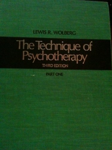 Beispielbild fr Technique of Psychotherapy zum Verkauf von WorldofBooks