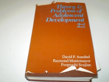 Stock image for Theory and Problems of Adolescent Development for sale by Anybook.com