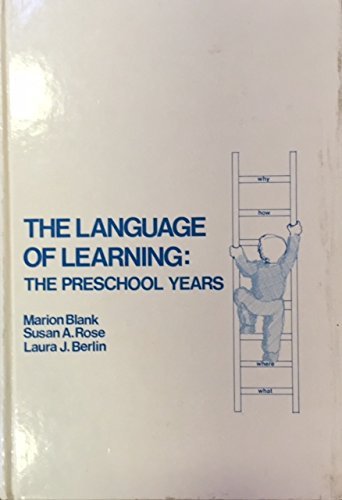 Stock image for The language of learning: The preschool years for sale by ThriftBooks-Dallas