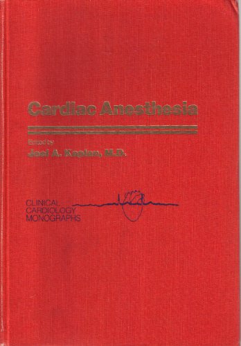 Stock image for Cardiac Anesthesia for sale by ThriftBooks-Dallas