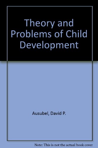 Stock image for Theory and problems of child development for sale by dsmbooks