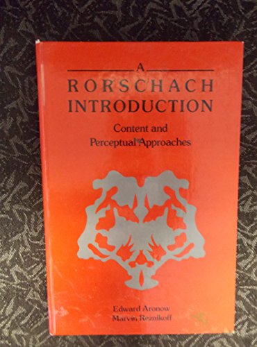 Stock image for A Rorschach Introduction: Content and Perceptual Approaches for sale by ThriftBooks-Dallas