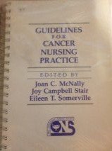 Imagen de archivo de Guidelines for Cancer Nursing Practice. a la venta por Alien Bindings