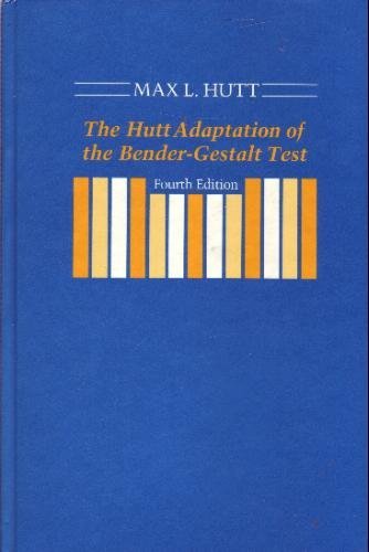 Beispielbild fr Hutt Adaptation of the Bender Gestalt Test zum Verkauf von Dunaway Books