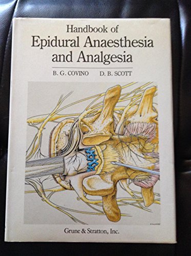 Imagen de archivo de Handbook of Epidural Anesthesia and Analgesia a la venta por HPB-Red