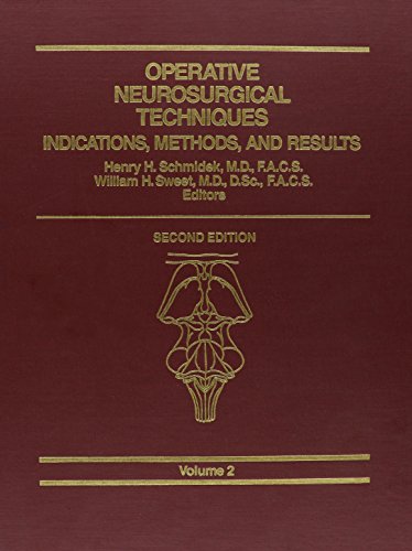 Imagen de archivo de Operative Neurosurgical Techniques, 2 Vols., 2nd Ed. a la venta por Reader's Corner, Inc.