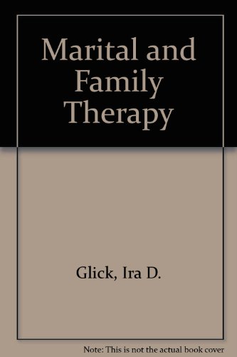 Imagen de archivo de Marital and family therapy a la venta por HPB-Red