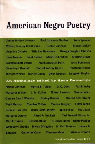 Stock image for American Negro Poetry for sale by HPB Inc.