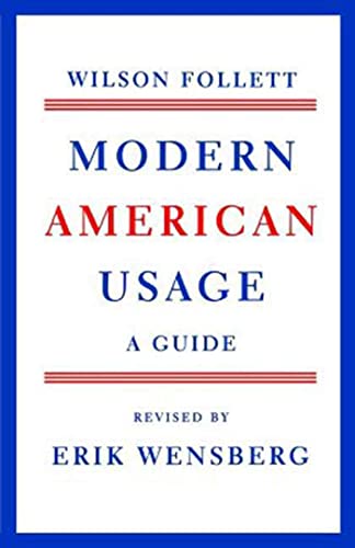 Stock image for Modern American Usage : A Guide for sale by Better World Books