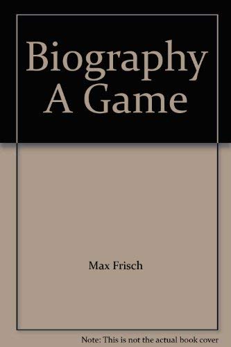 9780809012176: Biography A Game