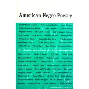 Stock image for American Negro Poetry - American Century Series for sale by POQUETTE'S BOOKS