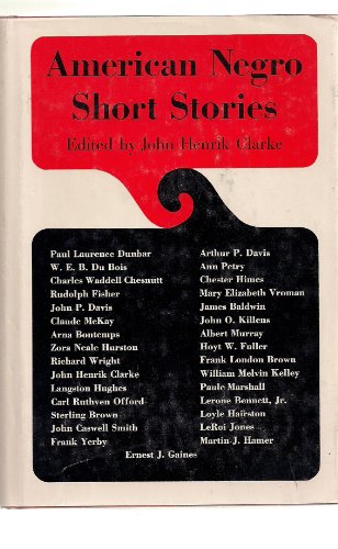 Stock image for American Negro short stories for sale by Better World Books