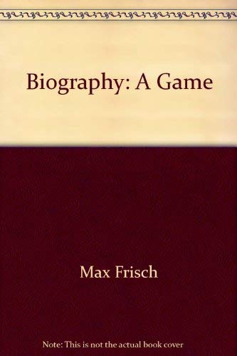 9780809030347: Biography: a game (A Spotlight dramabook)