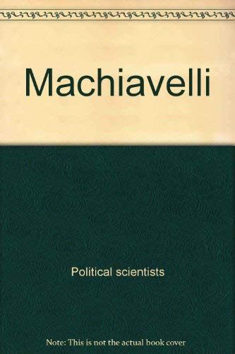 Stock image for Machiavelli for sale by Wonder Book