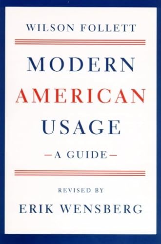 9780809069514: Modern American Usage: A Guide