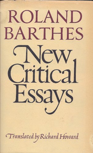 Stock image for New Critical Essays for sale by ThriftBooks-Atlanta