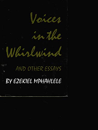 Beispielbild fr Voices in the Whirlwind and Other Essays zum Verkauf von Better World Books
