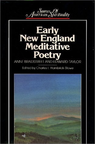 Stock image for Early New England Meditative Poetry for sale by Better World Books