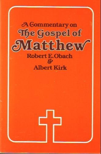 Imagen de archivo de A Commentary on the Gospel of Matthew a la venta por HPB-Ruby