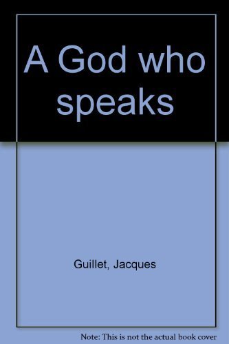 A God who speaks (9780809121953) by Guillet, Jacques