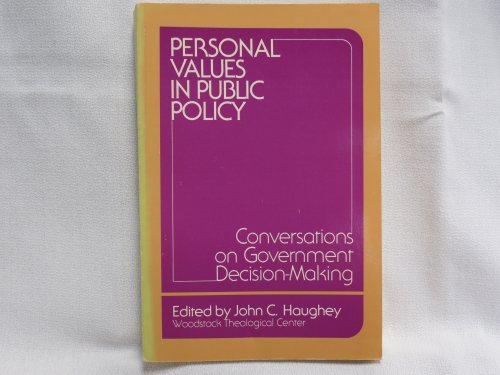 Beispielbild fr Personal Values in Public Policy (Woodstock studies) zum Verkauf von Cameron Park Books