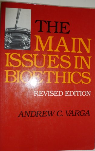 Immagine stock per Main Issues in Bioethics