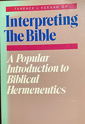 9780809127474: Interpreting the Bible: Popular Introduction to Biblical Hermeneutics