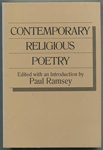 Stock image for Contemporary Religious Poetry for sale by Redux Books