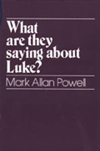 9780809131112: What Are They Saying About Luke?