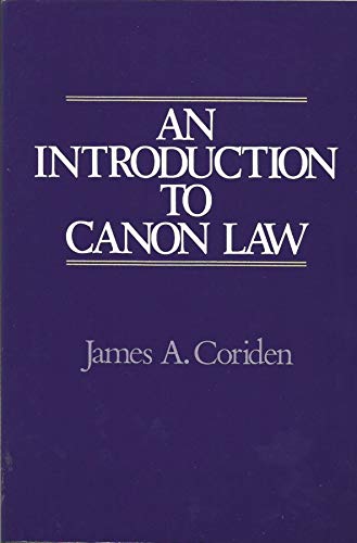 Imagen de archivo de An Introduction to Canon Law a la venta por Wonder Book