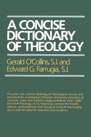Imagen de archivo de Concise Dictionary of Theology a la venta por Better World Books
