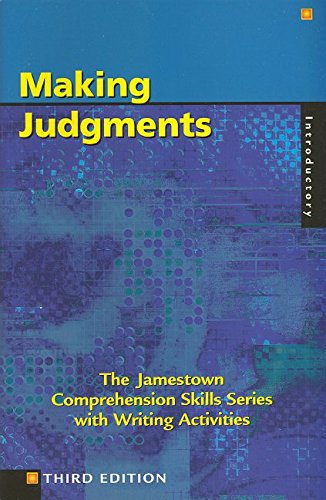 9780809202348: Comprehension Skills: Making Judgements (Introductory)