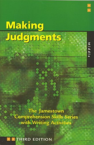 Imagen de archivo de Comprehension Skills: Making Judgements (Middle) a la venta por SecondSale