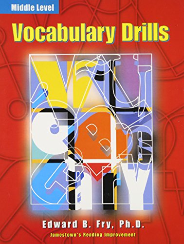 Imagen de archivo de Vocabulary Drills: Middle a la venta por SecondSale