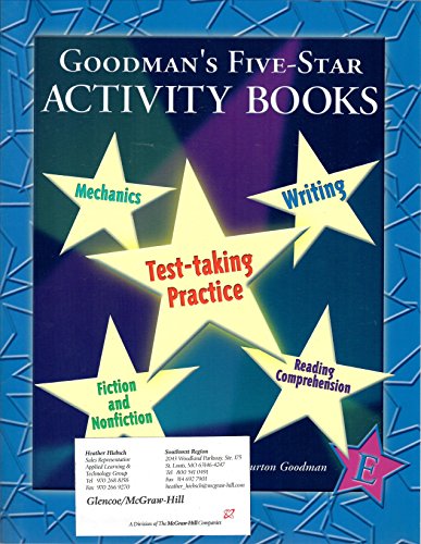 Beispielbild fr Goodman's Five-Star Activity Books: Level E zum Verkauf von Wonder Book
