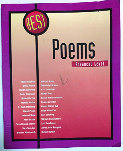9780809205110: Best Poems: Advanced Level