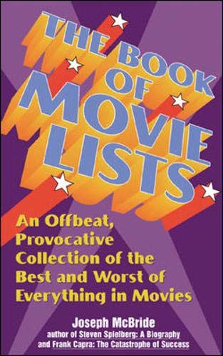9780809228911: The Book of Movie Lists: An Offbeat, Provocative Collection of the Best and Worst of Everything in Movies