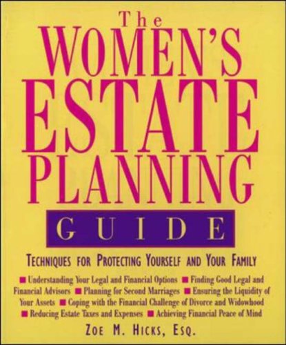 Stock image for The Women's Estate Planning Guide for sale by Better World Books