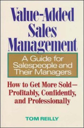 Beispielbild fr Value-Added Sales Management zum Verkauf von Wonder Book