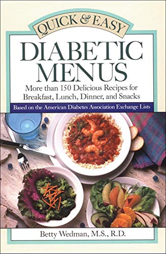 Imagen de archivo de Quick & Easy Diabetic Menus a la venta por Better World Books: West
