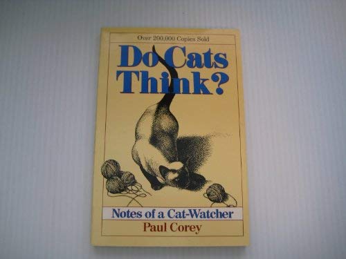 9780809239627: Do Cats Think?: Notes of a Cat-Watcher